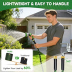 Garden Hose 75ft Flexible Non-Expandable Water Hose Ultra Lightweight Kink-Free Leak-Proof Durable & Abrasion-Resistant with 3/4" Brass Fittings for Patio Yard RV and Outdoor Use - Image 4