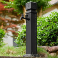 Freestanding Outdoor Faucet Column Stainless Steel Garden Water Column by Unknown