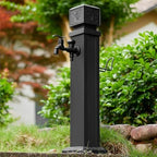 Freestanding Outdoor Faucet Column Stainless Steel Garden Water Column by Unknown