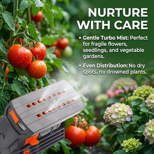 2026 Upgraded 16-Nozzle Oscillating Sprinkler with Dual-Zone Water Timer - Heavy Duty Lawn Sprinkler for Yard & Garden | 3000 Sq Ft Coverage, 4 Modes, Leak-Proof(with a Set nozzles) - Image 3