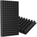 Gardzen 10 Pack 128 Cell Seed Starter Trays by Gardzen