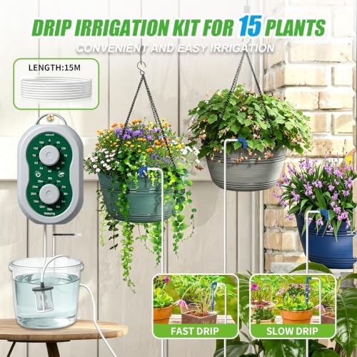 Automatic Plant Waterer for 15 Potted Plants, Indoor Plant Watering Devices - Image 3
