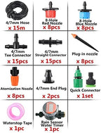 Home Garden Adjustable Automatic Drip Irrigation Misting Spraying Kit with Water Timer Vegetable Flowers Watering Equipment(15m kit) - Image 6