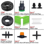 Garden Supplies Garden 4/7mm to 3/5mm Hose Automatic Watering Drip Irrigation System Kit Elbow Emitter Potted Plant Home Bonsai Nozzle(KIT001-15M) - Image 2