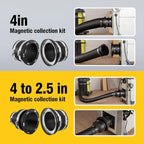 4‘’ magnetic dust collector fittings for 5 woodworking shop vacuum cleaners - Image 6