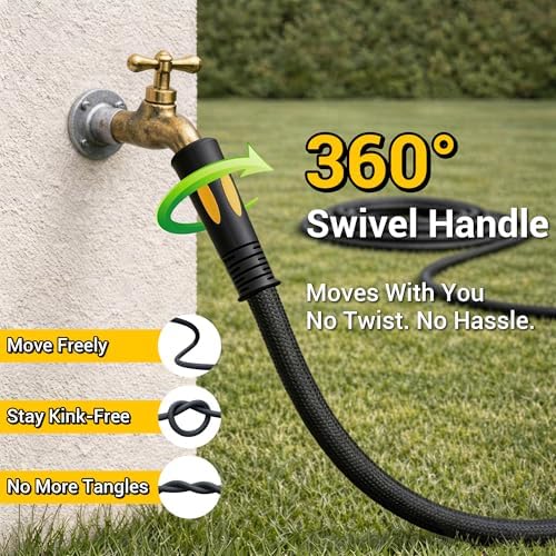 TheFitLife 75 FT Garden Hose, Heavy Duty, Lightweight, Kink-Free, Flexible - Image 2
