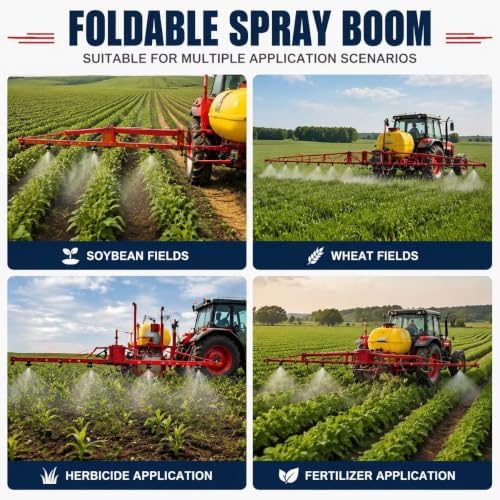 Atv Boom Kit，236in，10 Pure Copper Nozzles, 10 Hoses, With Hooks - Image 4