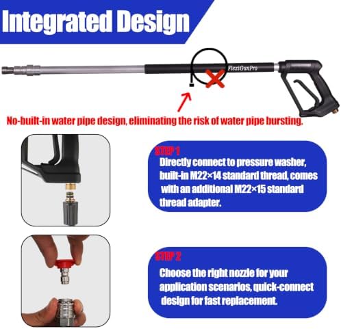 Telescoping Pressure Washer Wand, Power Washer Accessory - Image 3