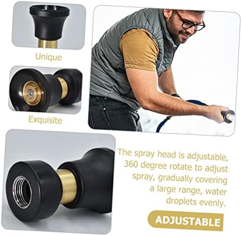Fire Style Water Spray Head 40l Min Plastic Zinc Alloy Black - Image 3