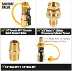 12FT rv quick connect propane hose,propane line with quick disconnect grill - Image 3