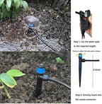 Drip Irrigation Kit for Garden,Main ID 1/2inch 16.5Ft and 1/4inch 96Ft Water Hose, Watering System Sufficient Water Pressure, Irrigation Dripper Waterflow Evenly Easy DIY - Image 3