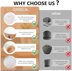 QRRICA 8/7/6.5/6/5.5/5 Inch Self Watering Pots for Indoor & Outdoor Plants - Image 4