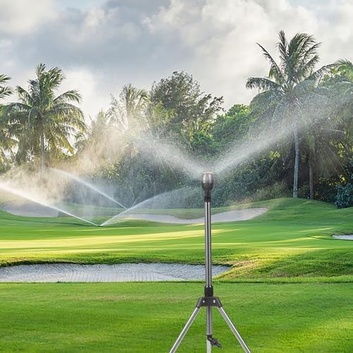 Rotating Tripod Sprinkler with Automatic Leak Proof Retractable Design - Image 4