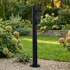 Outdoor Water Column with Faucet and Spray Gun, Antifreeze Water Dispenser Hydrant, for Car Washing and Watering, Durable Outdoor Water Feature(Black 2) by HARELA