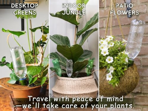 Plant Self Watering Stakes Automatic Terracotta Bottle Adapter Devices - Image 6