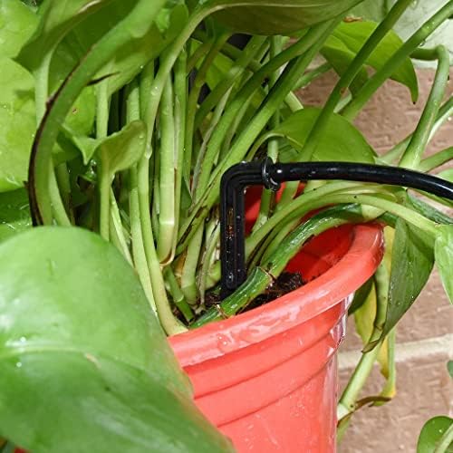 Garden 3/5mm PVC Hose Micro Drip Irrigation System, with 2-Way Connector 1/8'' Tubing Pipe Arrow Dripper Greenhouse(130M) - Image 4