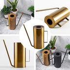 Large Capacity 1.5l Stainless Steel Watering Can for Indoor Plants, Multifunctional Metal Garden Sprayer with Practical Flower Watering Pot Design - Image 5