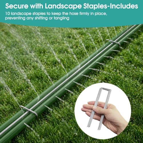 50 FT Soaker Hose for Garden Lawn, Water Saving Sprinkler Hose - Image 4
