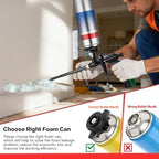 2 Pcs Professional Foam Spray Gun, with 4 long Nozzles,tubular - Image 6