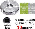 Watering Tubing Hose Pipe, PVC Garden Water Hose Irrigation Wate Tube1/8'' 1/4'' 3/8'' (Size : 4l7mm x 30m) - Image 2