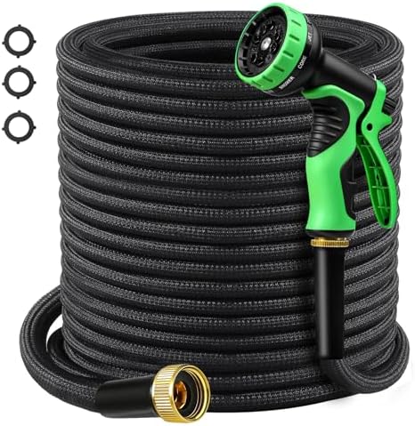 Garden Hose 100 FT, Lightweight Water Hose with 10 Function Nozzle by WelcometoAotooy%EF%BC%81
