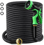 Garden Hose 100 FT, Lightweight Water Hose with 10 Function Nozzle by WelcometoAotooy%EF%BC%81