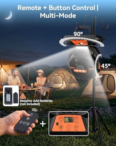 WESTTREE Portable Misting Fan, Large Rechargeable Battery Powered Mist Fan, Long Lasting Runtime, 3 Nozzles Mister Design, Portable Fan for Home Patio Camping Outdoor mist Daily Cooling fan - Image 6