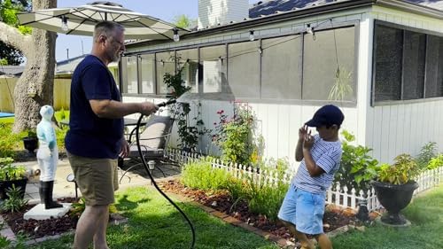 Atlantic Garden Hose 100 ft Black 5/8" Heavy Duty Water Hose Extension - Image 7
