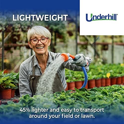 Underhill UltraMax Commercial Garden Water Hose, Lightweight, Heavy-Duty, Flexible, Anti-Kink, 1200 psi, H75-125B, ¾ Inch x 125 ft, Blue - Image 5