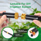 Thickened Flat Soaker Hose 100 ft, Flat Drip Irrigation Hose for Garden, 100/50/25 ft Lawn & Patio Watering System - Heavy Duty, Leak Proof, Flexible, Easy Setup(100FT(50 * 2)) - Image 3