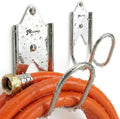 JBscoop Stainless Steel Garden Hose Hanger (Set of 2), for Garden Hose Holder, Rust Free Hose Holder Wall Mount, Heavy Duty Wall Mount Hose Hanger by JBscoop