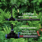 Automatic Garden Irrigation System 100ft with 18 Adjustable Copper Nozzles - Image 4