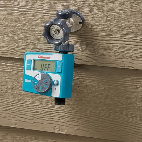 Gilmour Single Outlet Electronic Water Timer for Garden Hose, Irrigation Timer for Sprinklers and Drip Lines, Blue - Image 6