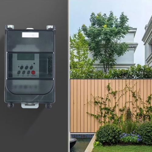 Digital Pool Timer Controller , Heavy Duty Programmable Switch for Pool, Heating, Filter, Proof Level IP67, ABS, PC - Image 2