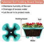 GameXcel Vertical Planter Tower - 5 Tier Stackable Garden Planters with Wheels and Tools Plant Pots for Strawberry Herb Flower and Vegetable Indoor Outdoor Use Teal - Image 2