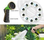 100FT Metal Garden Hose 304 Stainless Steel, with 2 Multi-Function Spray Nozzles, 1Pc Precision Twist Nozzle, Solid Brass Fittings, Flexible No-Kink Design- 450PSI with 16mm Dia Hose - Image 6