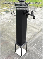 Outdoor Faucet Column Column Garden Water Faucet Decorative Courtyard Post with Dual Water Outlet Floor Mounted Feature for Irrigation Washing(116cm/45.67in) - Image 6