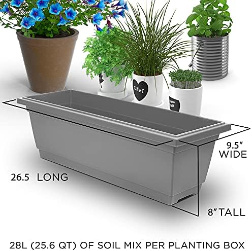 Outland Living 6-Ft Raised Garden Bed - Vertical Garden Freestanding Elevated Planter with 4 Container Boxes - Good for Patio or Balcony Indoor and Outdoor - Perfect to Grow Vegetables Herbs Flowers - Image 4