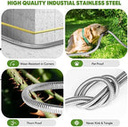 Unywarse Garden Hose 175FT Metal Water Hose with 10 Function Nozzle No-Kink - Image 3