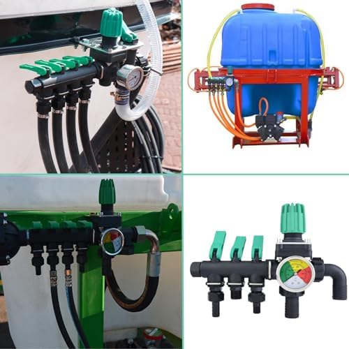 Mumusuki 3-Way Garden Hose Splitter, Agricultural Sprayer Control Shut Off Valve Water Splitter Hose Connector for Drip Irrigation Timers Garden Lawns Watering Separator Sets - Image 4