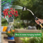 RESTMO Watering Wand Heavy Duty, Metal Water Hose Sprayer for Garden, High Pressure | Thumb Flow Control | On/Off Valve, Ideal for Outdoor Lawn & Plant Watering, Car & Pet Washing - Image 5