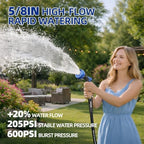 SPECILITE Hot/Cold Retractable Garden Hose Reel 50ft x 5/8", Black - Image 4
