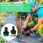 Artibetter DIY Garden Watering Kit Automatic Micro Drip Irrigation System 15m Tubing for Patio Lawn Greenhouse Plant Watering - Image 6