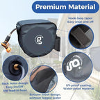 Giraffe Tools AW50 Retractable Garden Hose Reel Cover UV Resistant, Anti-Fading and Waterproof and Retractable Garden Hose Reel 1/2 Inch x 155+5 ft, Heavy Duty, Any Length Lock, Slow Return System - Image 6