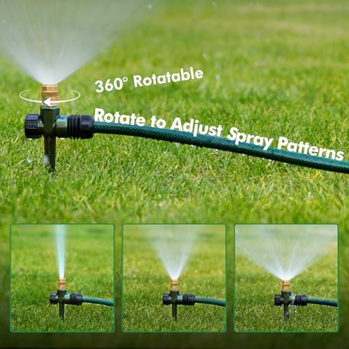 RESTMO 3 Pack Heavy-Duty Full-Metal Lawn Sprinklers for Yard - Image 4