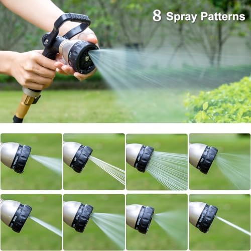 FANHAO Heavy Duty Garden Hose Nozzle + Heavy Duty Fireman's Hose Nozzle - Image 5