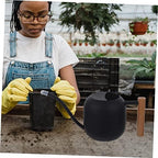 Plant Watering Can Black with Long Spout, Stainless Steel 1.2l - Image 6
