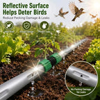 Tondiamo 500 ft 5/8" Drip Tape Irrigation Kit 16 Mil 6" Spacing, Blue - Image 4
