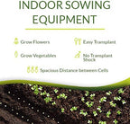 Park Seed Bio Dome Seed Starter Kit with 60 Cell Planting Block, Base Tray, Humidity Dome & 60 Bio Sponges - Image 5