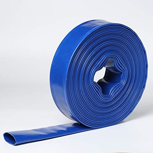 6" IN X 100' Feet Agricultural PVC Lay Flat Discharge Pump Hose Threaded Camlock - Image 6